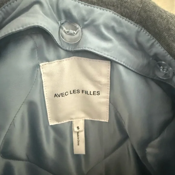 AVEC LES FILLES - Floral Embroidered Quilted Jacket - Size S - Picture 7 of 10